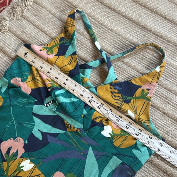 Patagonia Amber Dawn Dress Organic Cotton Wild Big Spanish blue women’s medium - Picture 6 of 11